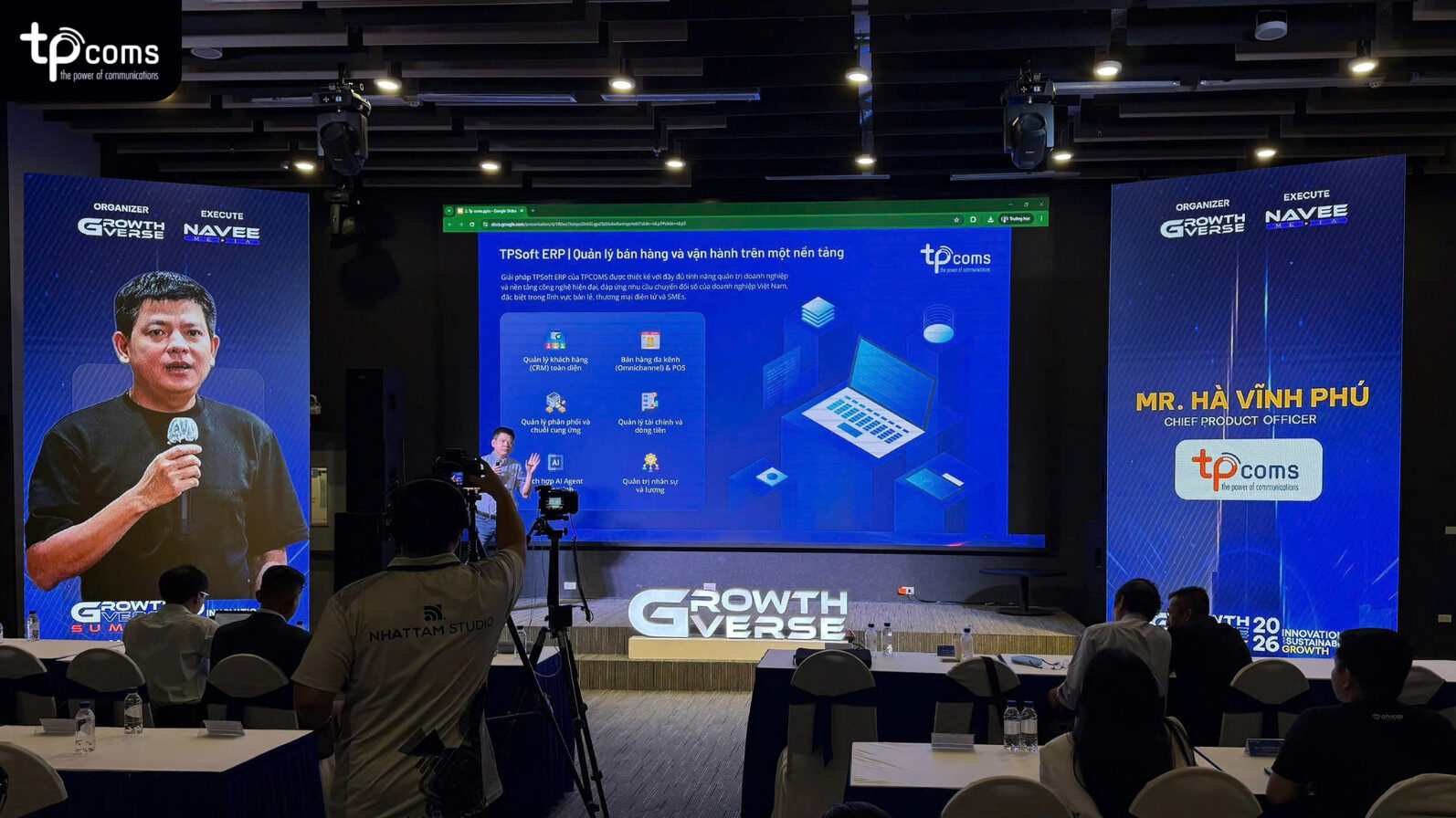 TPSoftERP xuất hiện tại Sự kiện GrowthVerse Summit 2026