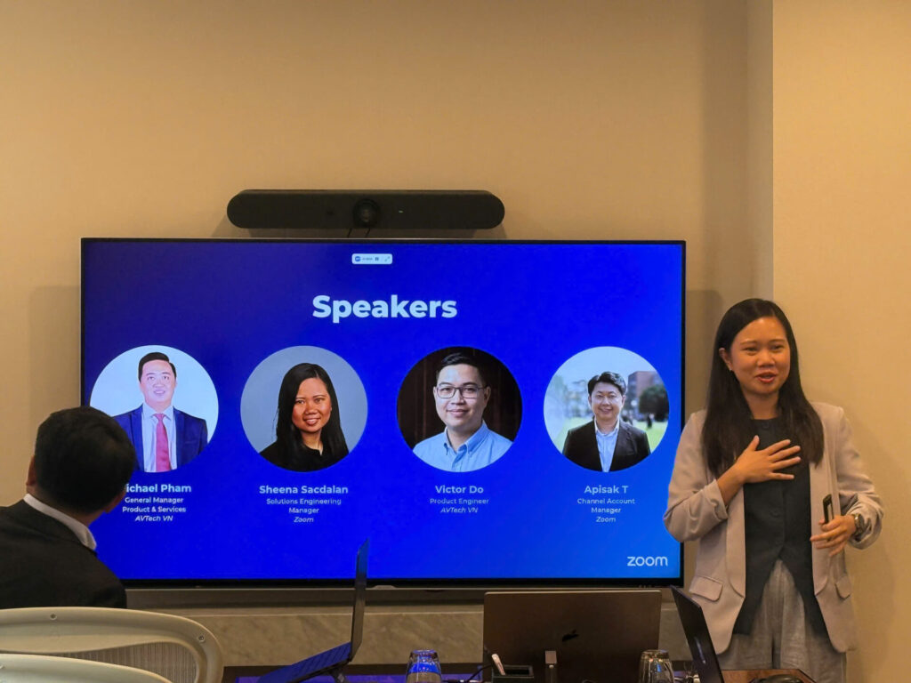 Bà Sheena Sacdalan, Solutions Engineering Manager của Zoom