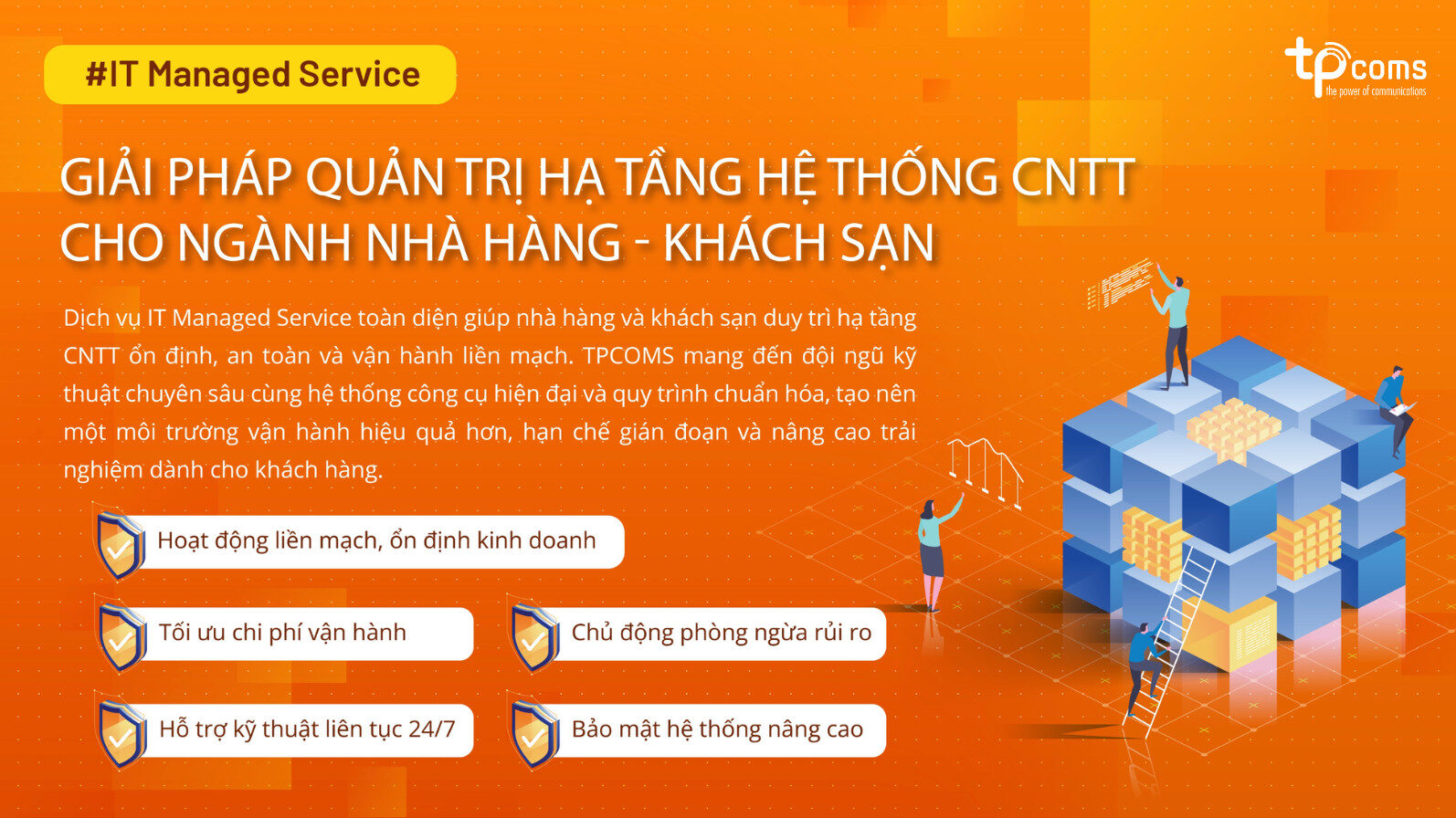 IT Managed Service giám sát và hỗ trợ 24/7