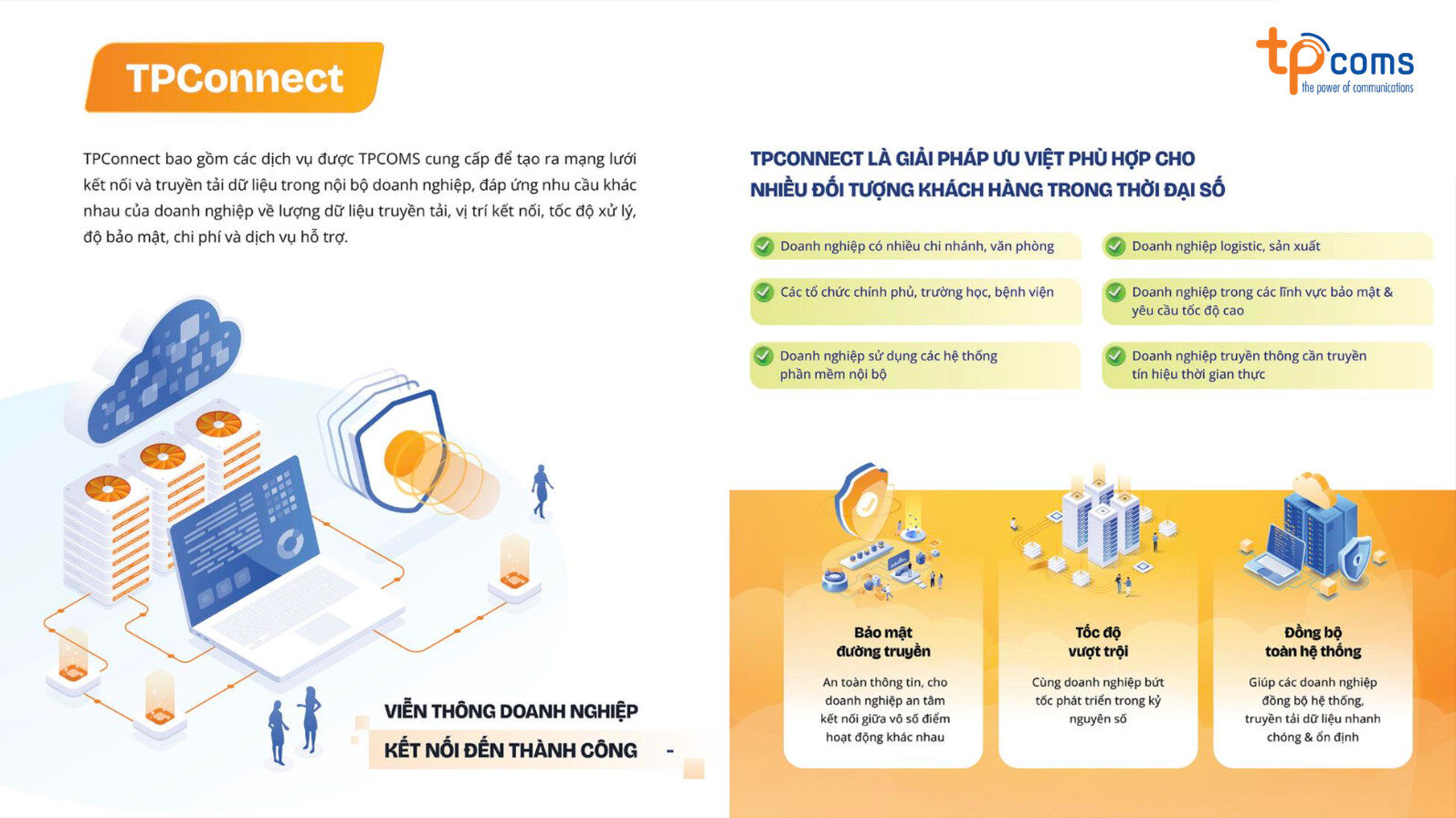 Giải pháp TPConnect toàn diện cho hệ thống mạng doanh nghiệp